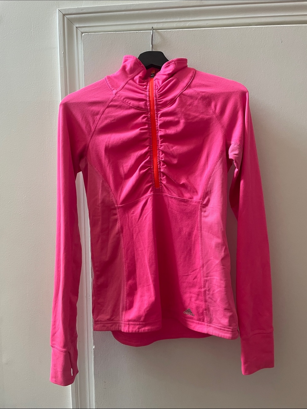 Adidas Bright Pink Half-Zip Active Top